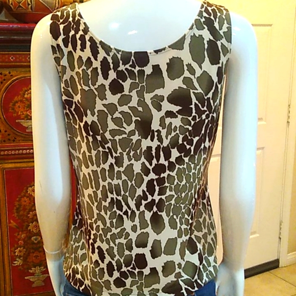 COPY - Additions By Chico's 1 Animal Print Tank Top - Picture 3 of 5